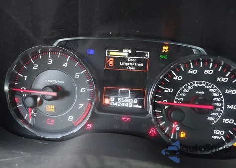 2018 Subaru Wrx from USA, damaged, VIN JF1VA1A60J9835353